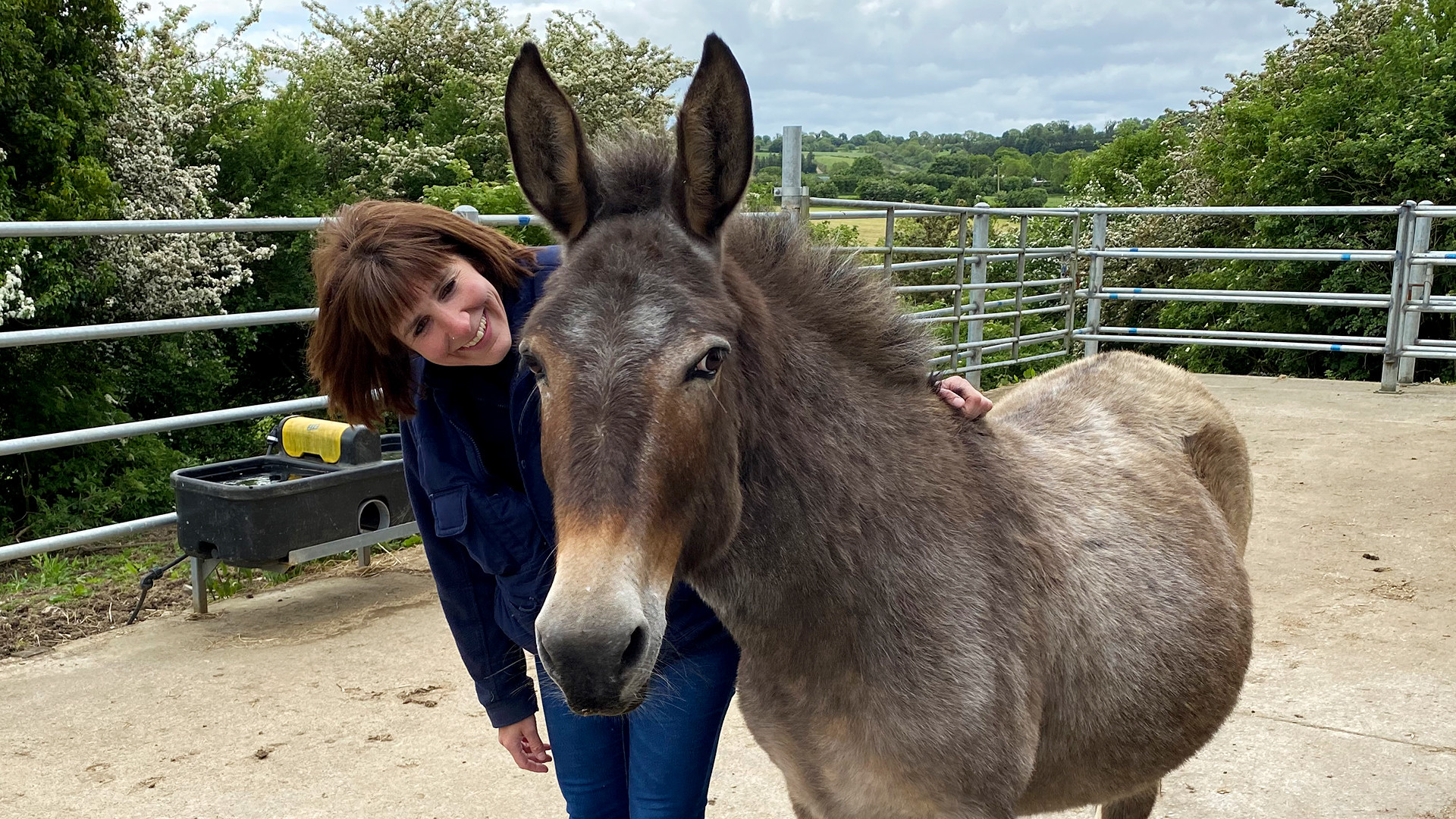 Maria with Equine Behaviourist at our Open Farm